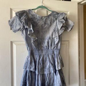 Natasha Dress Hand Died Denim
